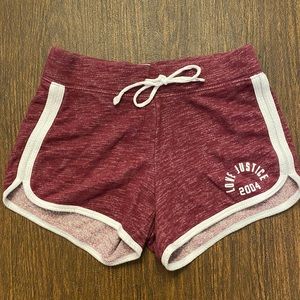 Justice knit shorts